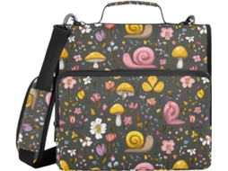 Pasta Organizadora Com Alça De Ombro E Mão, Vários Bolsos, 3, 8cm 1, 5 Polegadas, 3 Estojos Lápis, Pasta