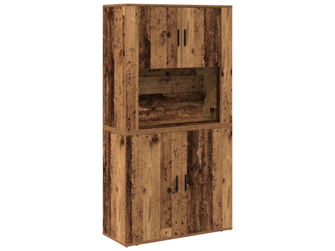 Conjunto 1 Buffet Moderno Vidaxl Castanho Derivados De Madeira (80 X 33 X 150 Cm)
