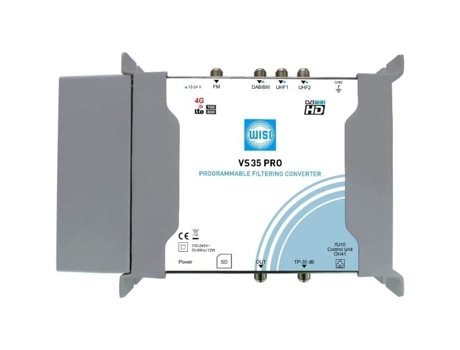 Amplificador Multiuso Programável WISI Vs 35 Pro