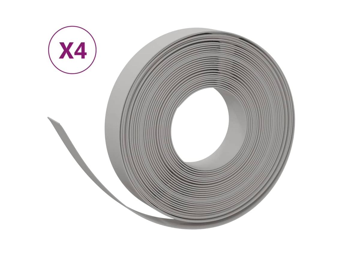 Garden Edging, Garden Edgings Vidaxl Cinzeto Polietileno (40 X 0.1 M)