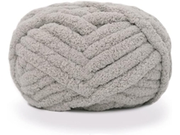 Lurelia Fio Chenille Grosso Macio Poliéster 2 Cm 226 G Para Tricô Crochê Mantas Artesanais