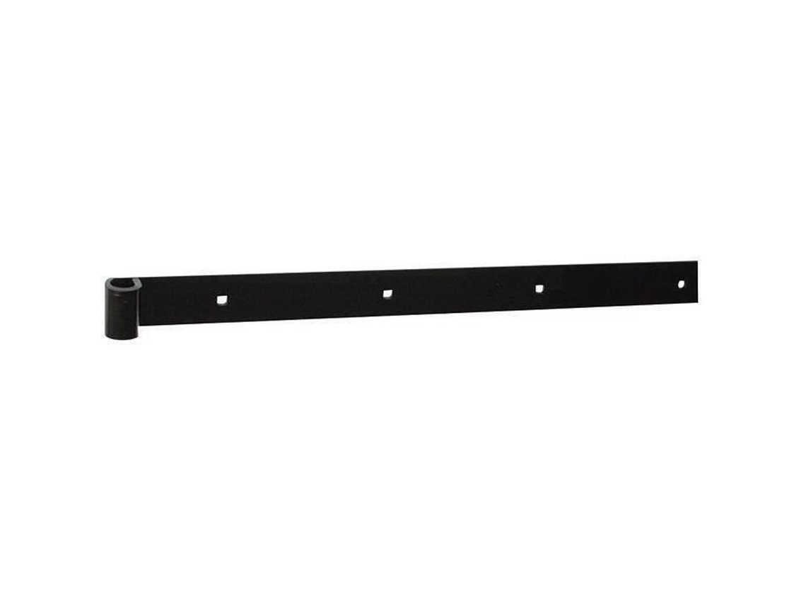 Extremidade Quadrada Da Dobradiça 14 35x4 L700mm Preta Afbat