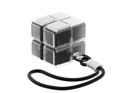 Organizador de Comprimidos CHRUI 8 Células Cubo Mágico com Alça Sem Bpa (preto)