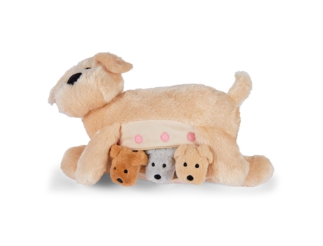 Mamanimals Cuddly Toy Set Mom Dog And Babies