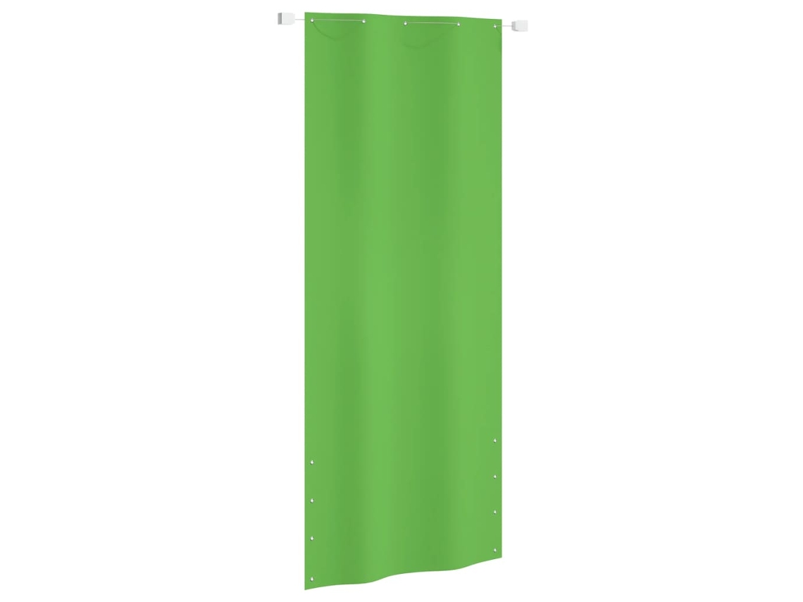 Vidaxl Tela De Varanda 100x240 Cm Tecido Oxford Verde-claro