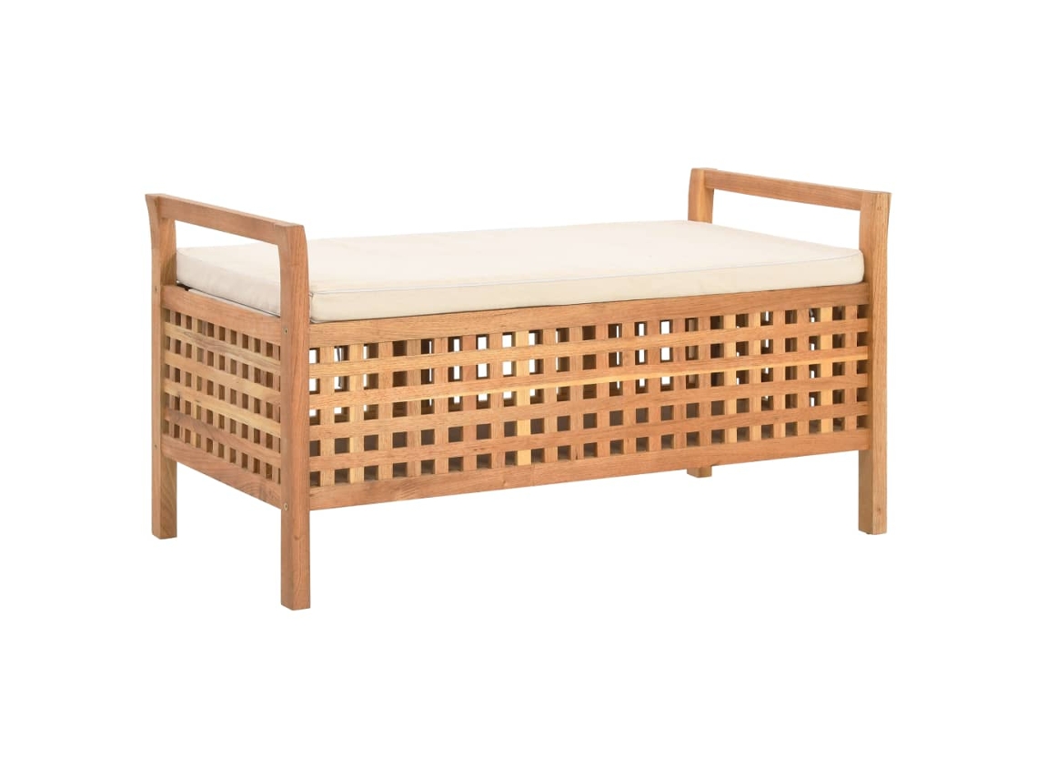 Bench, Benches Vidaxl Marrom Madeira (93 X 49 X 49 Cm)