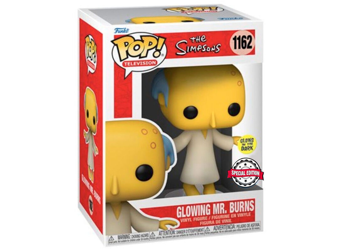 Figura Pop Simpsons Glowing Mr. Burns Exclusivo B.ACTIVE