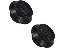 Conjunto De 12 Luminárias Solares De Led Para Cerca, Práticas E Econômicas Para Iluminação De Jardins Externos.