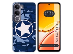 Capa Tumundosmartphone De Silicone Para Vivo Y31 5g / Y21d Com Estampa Camuflada 3 Desenhos