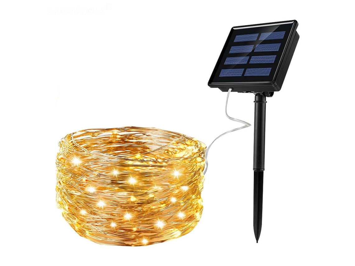 Luminária Solar AQUAFORGE para exterior com iluminação Led para jardim e áreas externas