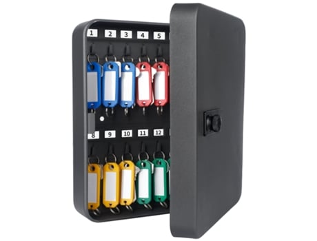 Armário de Chaves em Aço 28 Chaves 4 Cores HYMNORA