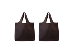Jiawei 2 Sacolas de Compras Dobráveis ​​de Grande Capacidade Cor Sólida Multiuso Reutilizáveis ​​iec GOKOCO (25kg)