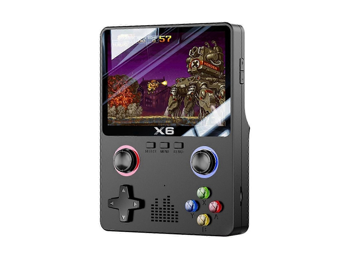 X6 Tela Ips de 3,5 Polegadas, Console Portátil para Jogos, Joystick Duplo, Jogo Retrô 25 26 GOKOCO