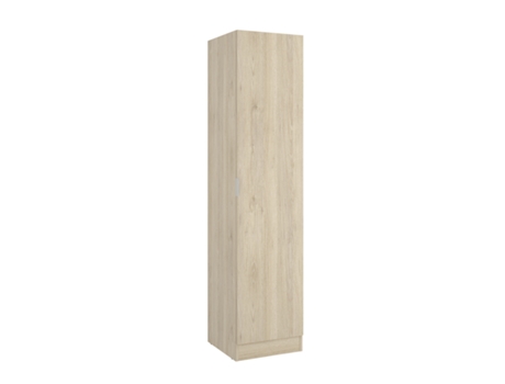 Armário Natural de 1 Porta MIRAKEMUEBLE 184x41x52cm