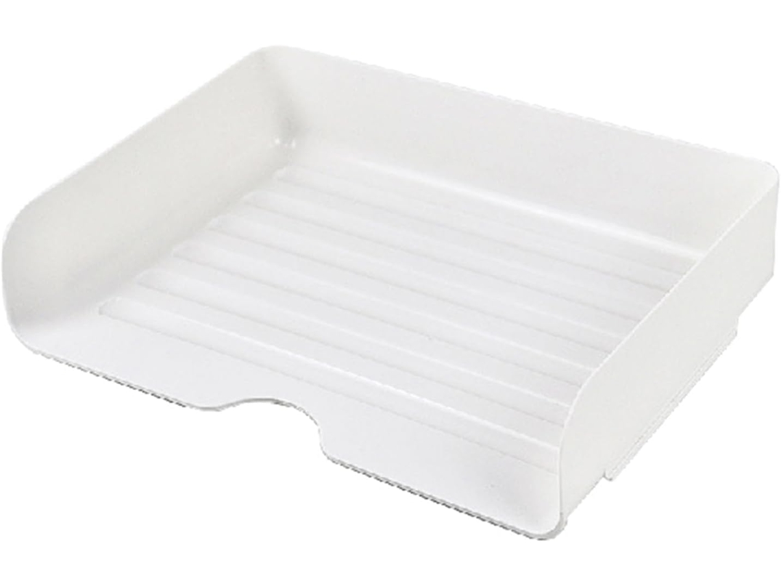 Bandeja Modular Para Papéis - Organizador De Arquivos De Mesa Empilhável - Otimiza O Espaço Para Armazenar Documentos.