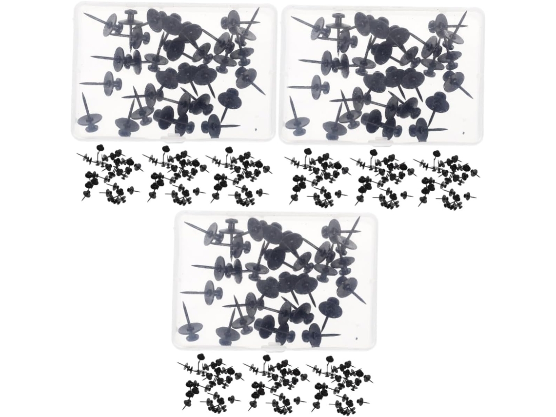 Conjunto De 90 Tachinhas Decorativas Metal Em Formato Estrela Para
