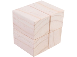 Pés Para Móveis, 4 Peças, Em Madeira, 3 X 3 X 5 Cm, Para Mesas, Sofás, Móveis