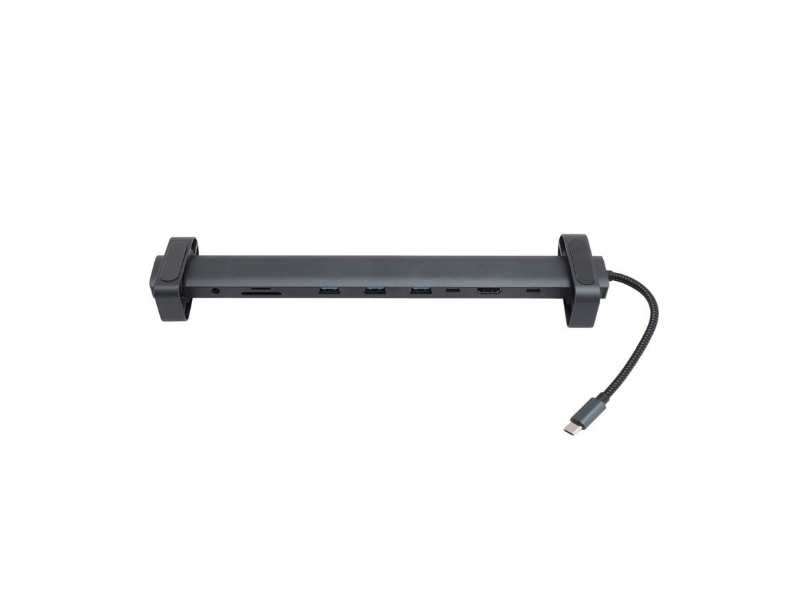 Suporte para notebook, estação de docking 10 em 1, USB-C, HDMI, PD3.0 EOOCOO