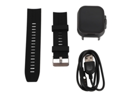Relógio Inteligente com Fones de Ouvido Fitness Tracker Tela 2.01 Polegadas para Ios Android Preto