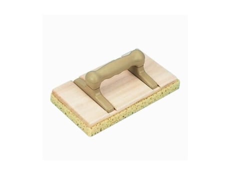 Espátula De Madeira Taliaplast 25x14 Cm Cabo Ergonômico Esponja Intercambiável Clipe Para Brochar
