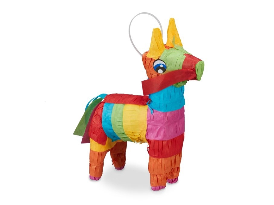 BRILVIBERA Burro Colorido Pinhata