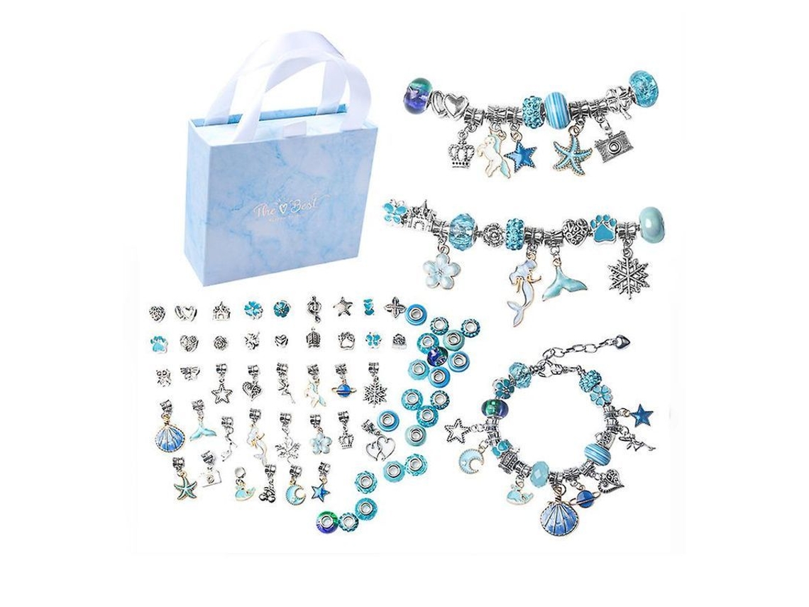 2026 kit de Pulseiras com Pérolas para Crianças Set de Bijuterias Diy
