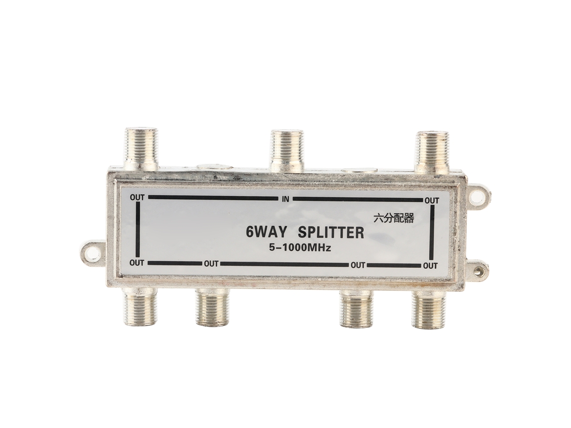 Aetheria divisor de Sinal Coaxial 6 Vias 5 1000mhz para Catv Tv Antena Cabo Coax
