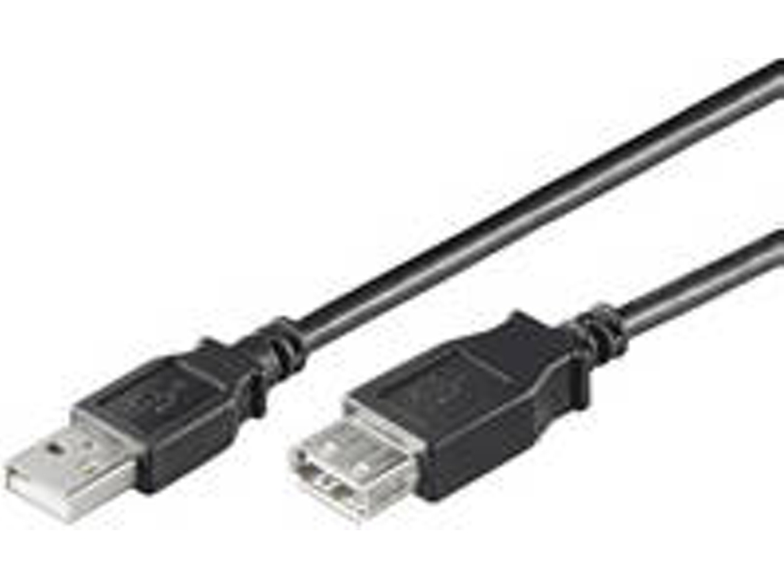 Cabo de Dados GOOBAY (USB A - 1.8 m - Preto)