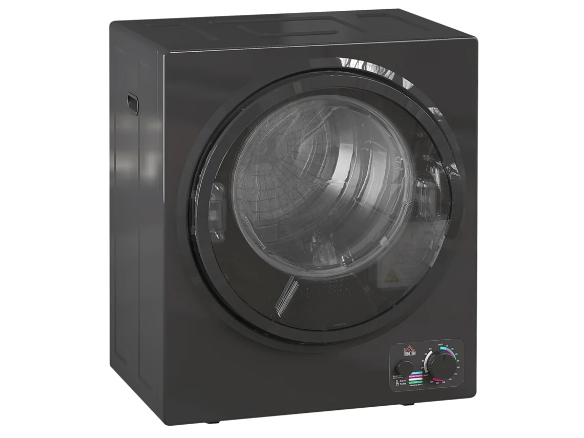 Secadora de Roupas AQUAFORGE portátil, 850W, 33L, 4 modos, aço inox, 49x40,5x60cm, preta