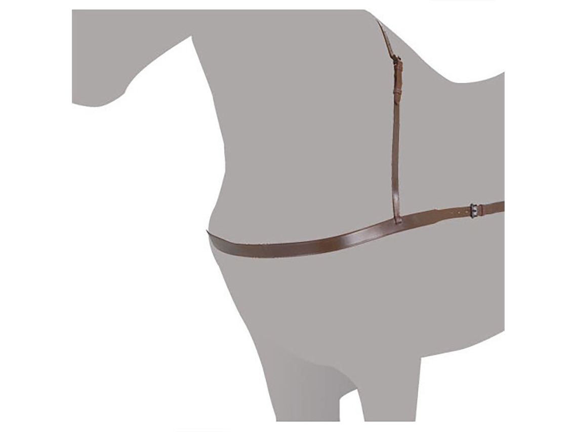 Peitoral de Arnês de Corrida Ocidental Dourado Fullhispano Hipica