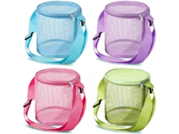 Bolsa Organizadora Infantil, Em Tela, Para Praia 4 Unidades