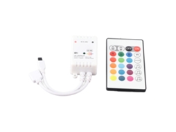 Controlador De Fita Led Wifi Bluetooth Com Controle De Voz Inteligente 24 Chaves