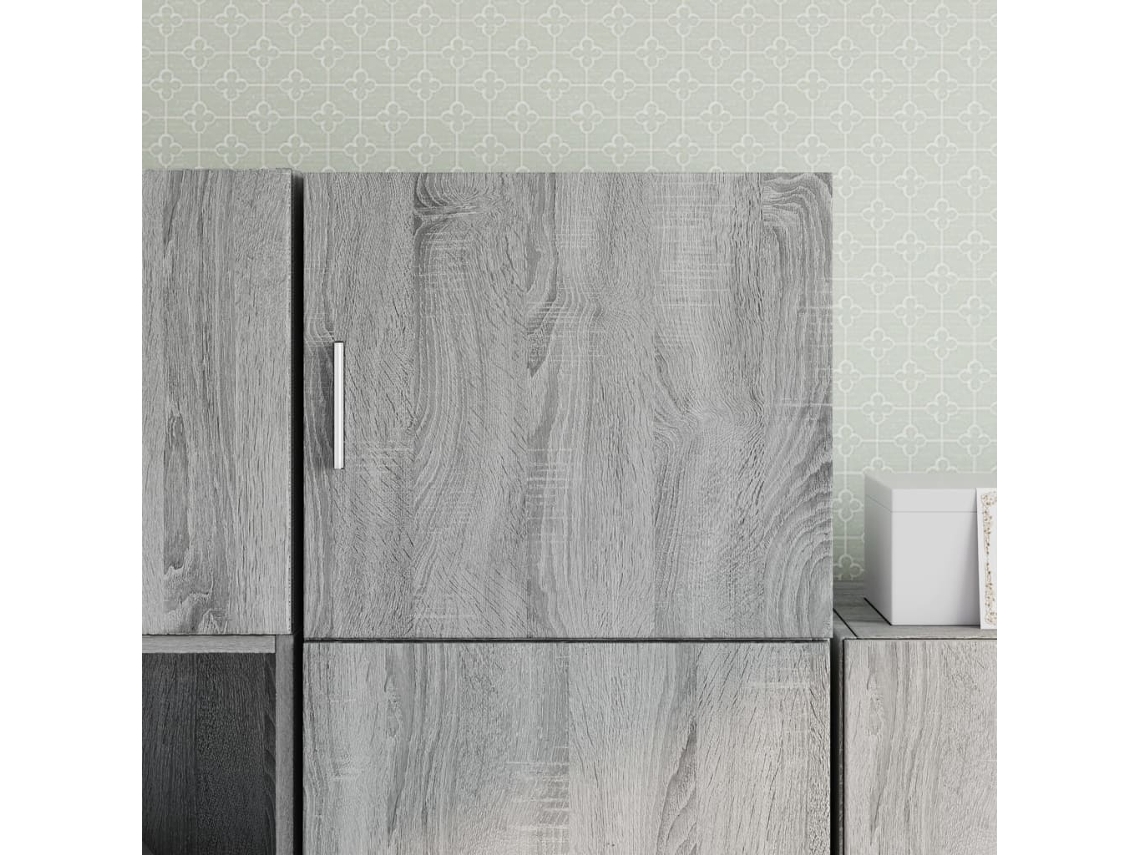 Vidaxl Armário Parede 45x42,5x40 Cm Derivados De Madeira Cinza Sonoma