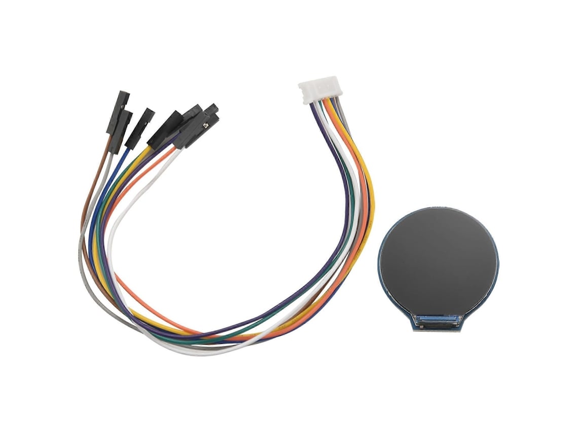 Módulo De Tela Lcd Redonda De 1,28 Polegadas Gc9a01 Comunicação Spi Rgb 65k Suporte De Cores Para Raspberry Pi Aquaforge