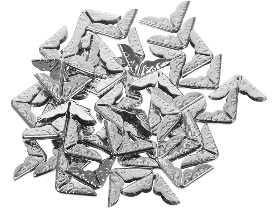 Lote De 40 Peças - Vicasky Protege - Moedas Em Metal Argenté Para Álbuns E Scrapbooking