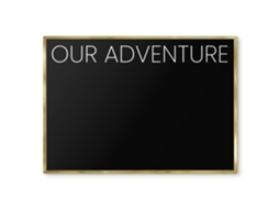 Magnetic Glass Board Our Adventure For The Hall Espelharte (100x70 Cm)