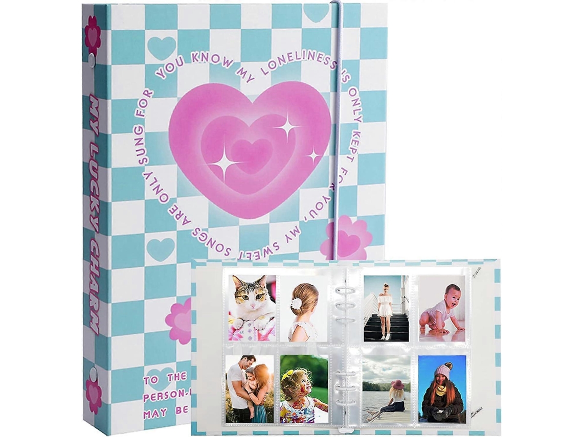 Álbum De Photocard Kpop A5 Com 20 Bolsos Internos Para Photocards De 7, 6 Cm(3 Polegadas), Capa De Fichário Recarregável Com 6 Argolas, Porta