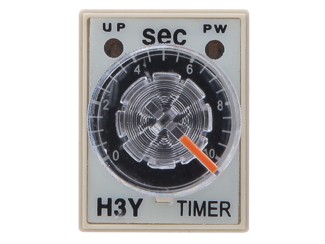 Relé Temporizador H3y-2 8 Pinos Ajustável Alta Precisão 12vdc Para Eletrodomésticos