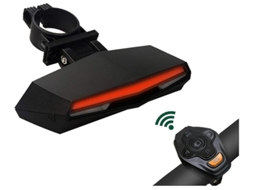 Carregador Luz Indicadora Mudança Direção Bicicleta Usb Recarregável Yizhood Preto