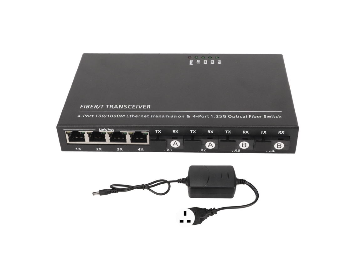 Switch de Mídia de Fibra Ethernet LAXISCREED