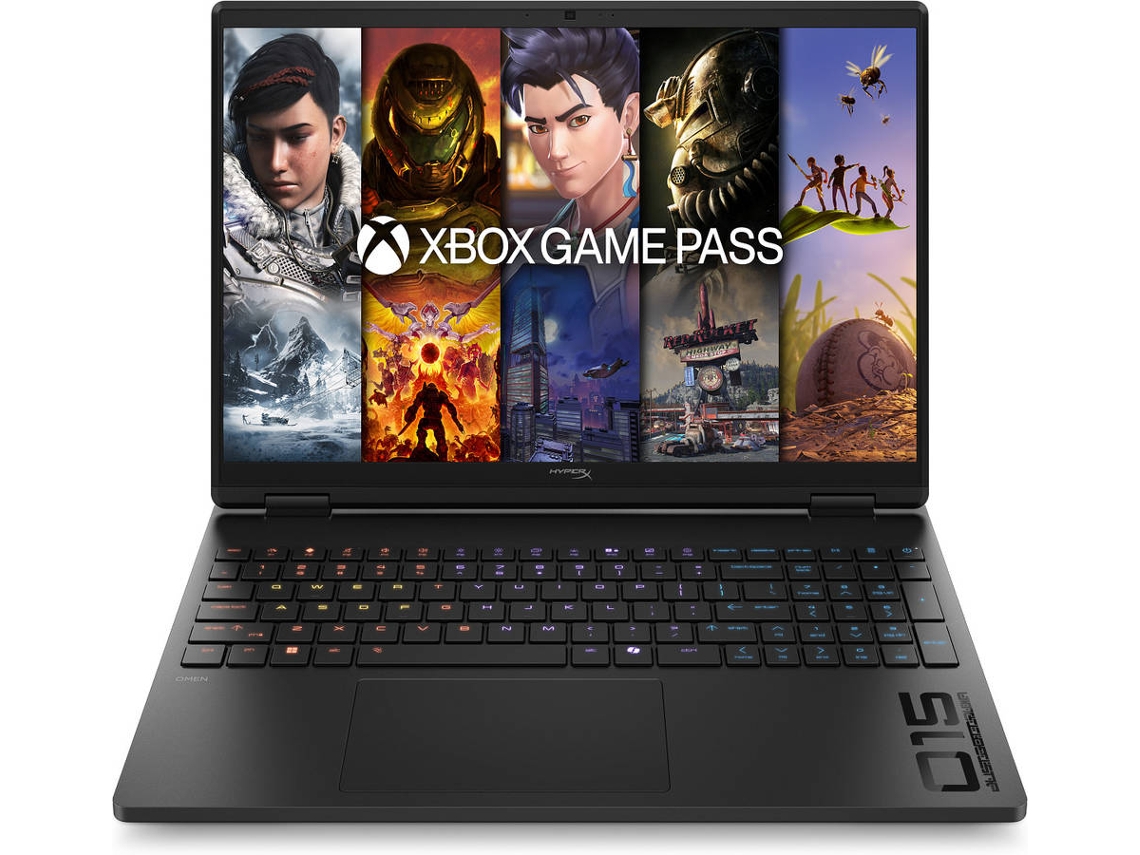 Portátil Gaming HP OMEN HyperX 15-gb0014npx (AMD Ryzen 5 240 - NVIDIA GeForce RTX 5050 - RAM: 24 GB - 1 TB SSD - 15'')
