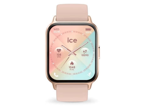 Relógio ICE WATCH 024305 Rosa Silicone Resistente à Água 5 Atm Digital