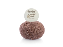 Fio de La ROSARIOS 4 Canhamo Tweed 50G Castanho 03