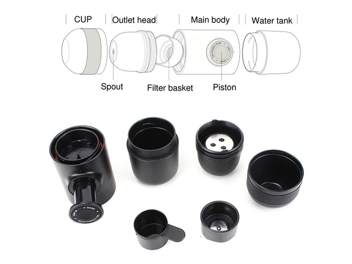 Moedor De Café Manual Cerâmica, Com Moagem Ajustável Para Espresso, Prensa Francesa E Café Coado, Ideal Para Casa, Escritório E Viagens