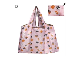 Sacola de Compras Feminina Reutilizável e Dobrável, Sacola Ecológica. GOKOCO