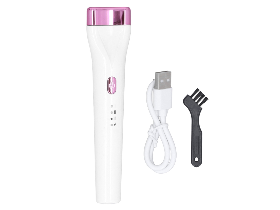 Curler De Cílios Elétrico Com 3 Modos Aquecidos, Portátil E Recarregável, Com Escova De Limpeza