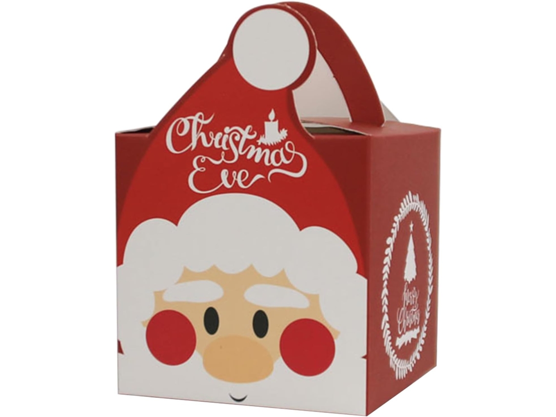 Conjunto De 6 Caixas De Papel Para Doces De Natal Aprimoradas