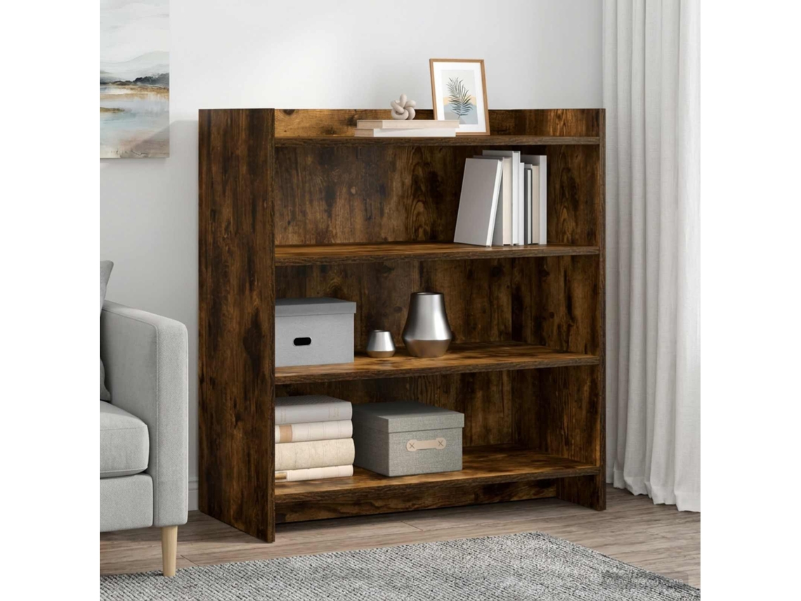 Vidaxl Buffet Carvalho Fumado 75 X 36 X 80 Cm Derivados De Madeira