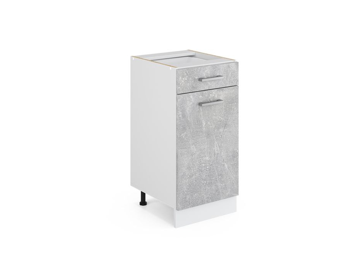 Móveis de cozinha R-Line, 40 cm sem bancada, Concreto, Vicco