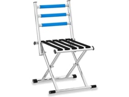 Silla Plegable para Camping Leve com Apoio, Cadeira Portátil para Exterior, Capacidade 660 Libras S/MARCA